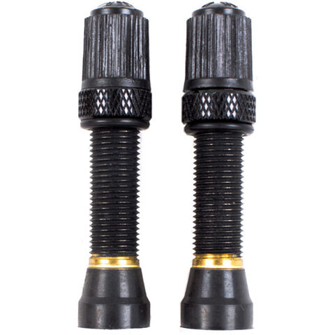 NUTRAK Schrader tubeless valve, threaded Bronze click to zoom image