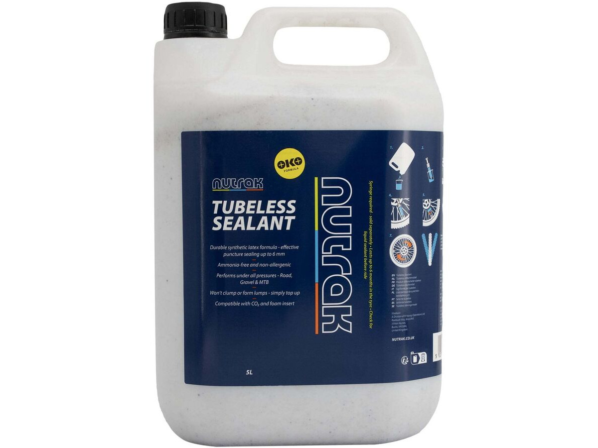 Nutrak tubeless tyre sealant 5 litre click to zoom image