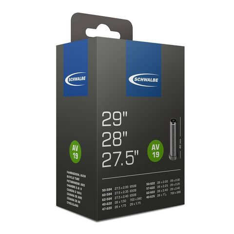 SCHWALBE AV19 Air Plus Inner Tube 29 x 1.50-2.50 click to zoom image