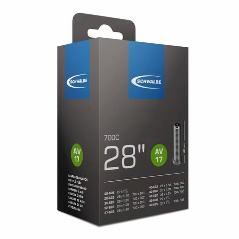 SCHWALBE AV17 Air Plus Inner Tube 700 x 35-45c click to zoom image