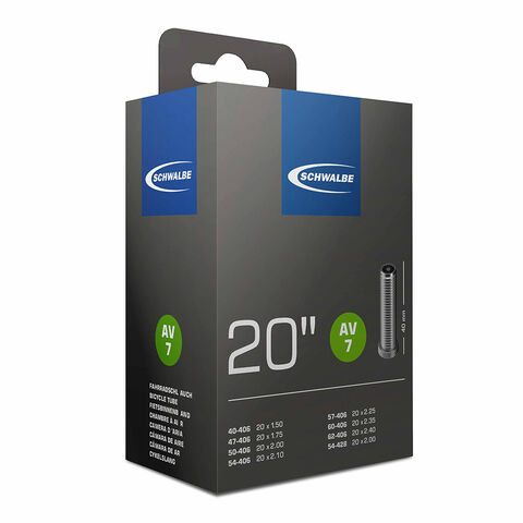 SCHWALBE AV7 Inner Tube 20 x 1.50-2.50 click to zoom image