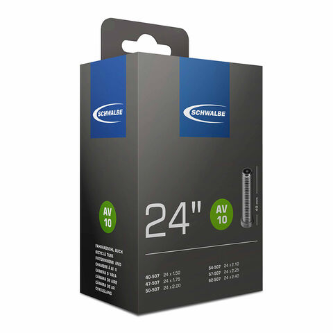 SCHWALBE AV10D Inner Tube 24 x 2.10-3.00 click to zoom image