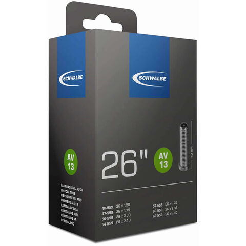 SCHWALBE AV13 Inner Tube 26 x 1.50-2.50 click to zoom image