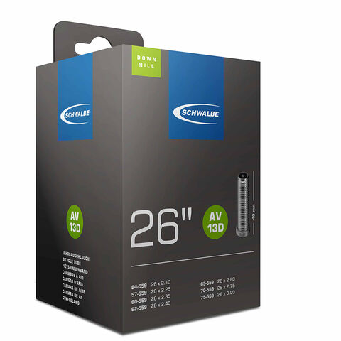 SCHWALBE AV13D Inner Tube 26 x 2.10 x 3.00 click to zoom image