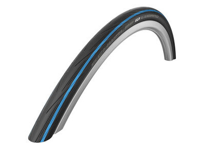 Schwalbe Lugano 700 x 25C Blue Stripes Wire Bead