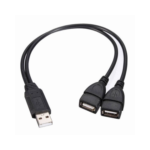 OXFORD USB Male to 2 Female Y-Connector 10cm (3A) click to zoom image