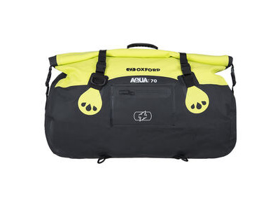 Oxford AQUA T-70 ROLL BAG - BLACK/FLUO