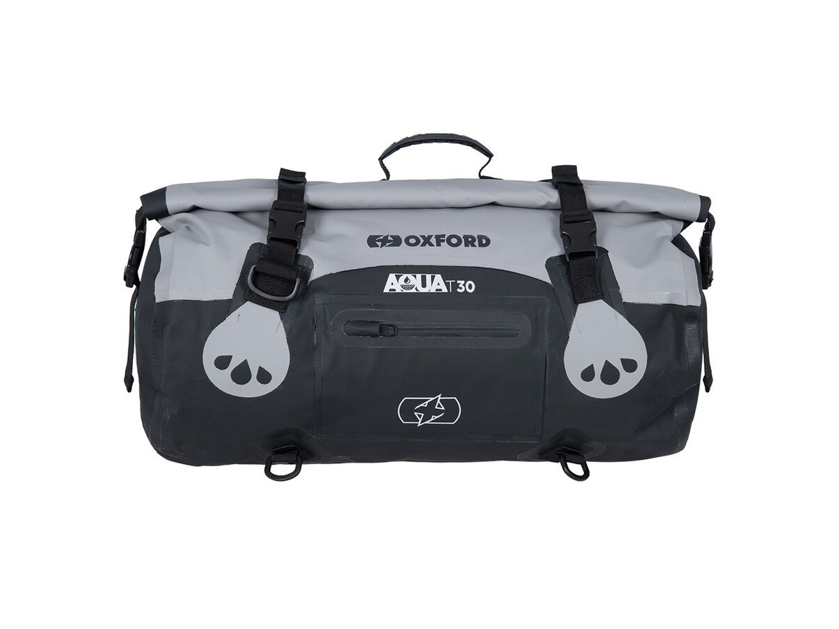 Oxford AQUA T-30 ROLL BAG - GREY/BLACK click to zoom image