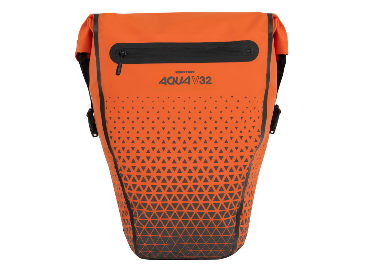 Oxford Aqua V 32 Double Pannier Bag Orange click to zoom image