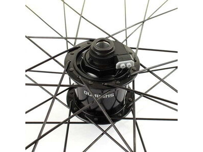 M Part Wheels Gravel Front Wheel Shimano Nexus Dynamo CL Hub G 540 Rim TLR black 27.5 inch click to zoom image