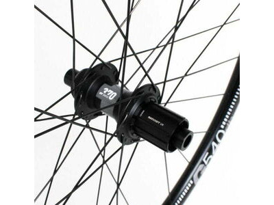 M Part Wheels Gravel Rear Wheel DT 370 CL Hub G 540 Rim TLR black 700c click to zoom image